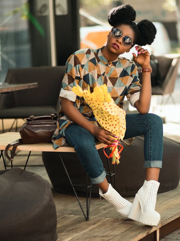 Pixel Stripe Relaxed Shirt